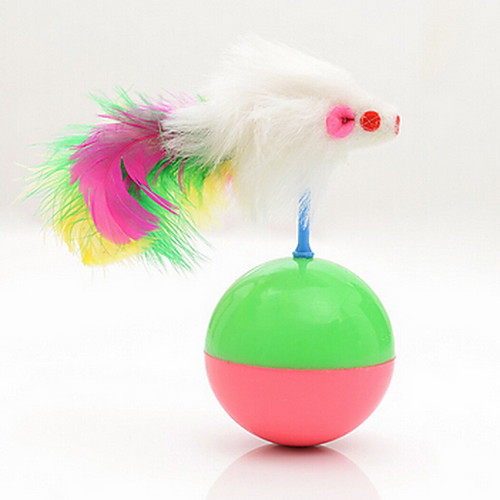 

Mouse Toy Mice & Animal Toy Interactive Cat Toys Fun Cat Toys Cat Tumbler Mouse Plastic Gift Pet Toy Pet Play