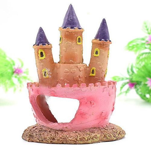 

Fish Tank Aquarium Decoration Ornament Stones Castle Non-toxic & Tasteless Resin
