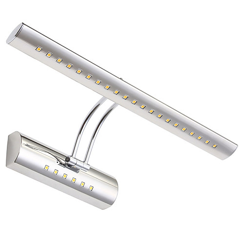 

5W 40cm(15.8) LED Wall Light Bathroom Mirror Washroon Wall Lamp Fixtures Stainless Steel Iron Vanity Light 80-90CRI