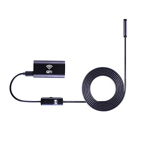 

2M IOS Android Wifi Endoscope 8mm Lens 6 LED Waterproof Endoscope Inspection Borescope Camera