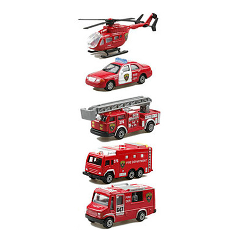 

1:64 Toy Car Vehicle Playset Car Helicopter Fire Engine Vehicle Metalic Plastic Mini Car Vehicles Toys for Party Favor or Kids Birthday Gift 1 pcs / Kid's