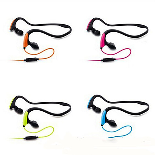 

LITBest KM-J039 Neckband Headphone Wired with Microphone Sport Fitness
