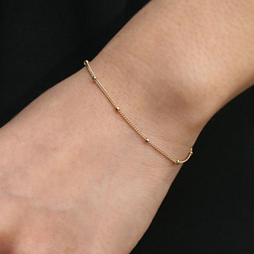 

Chain Bracelet Beads Star Dainty Ladies Bohemian Movie Jewelry Delicate Alloy Bracelet Jewelry Silver / Gold For Christmas Gifts Party Wedding Birthday Engagement