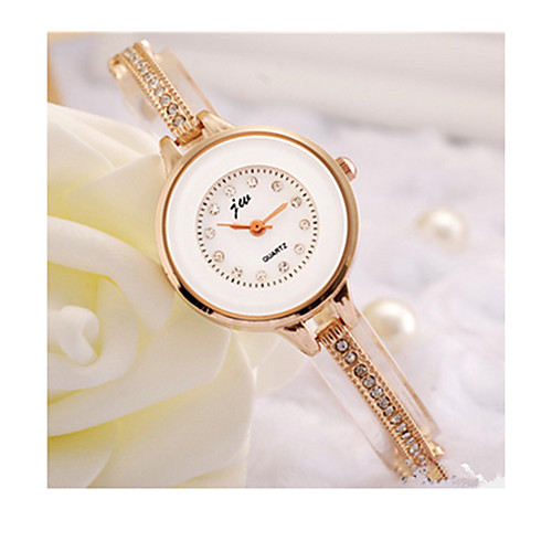 

Women's Sport Watch Quartz / Stainless Steel Band Gold White Gloden