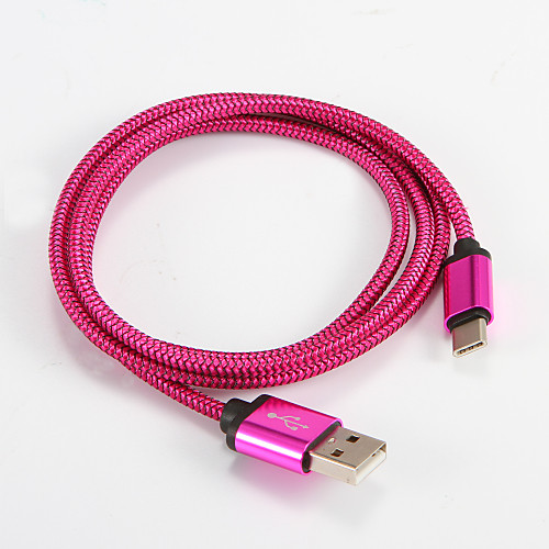 

Aluminum USB Type C Cable For Samsung Galaxy Note 9 8 S9 S8 Plus OnePlus 6T Fast Charging USB-C Charger Cord Mobile Phone USBC Type-C Cable