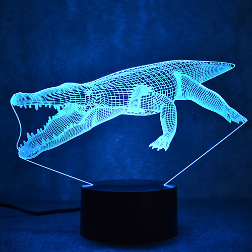 

3D Nightlight Waterproof Sensor Dimmable LED Modern Contemporary USB 1 pc