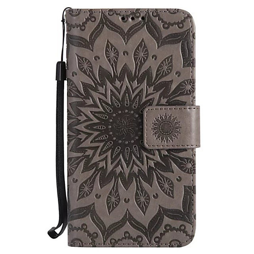 

Case For Samsung Galaxy S7 edge / S7 / S6 edge plus Wallet / Card Holder / with Stand Full Body Cases Flower Hard PU Leather