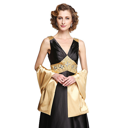 

Shawls Stretch Satin Wedding / Party Evening Women's Wrap With