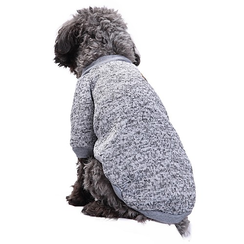 

Cat Dog Coat Shirt / T-Shirt Sweater Solid Colored Casual / Daily Keep Warm Party Sports Outdoor Winter Dog Clothes Puppy Clothes Dog Outfits Blue and Navy Pearl Pink Purple Costume for Girl and Boy