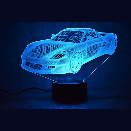 

3D Nightlight Waterproof Sensor Dimmable LED Modern Contemporary USB 1 pc