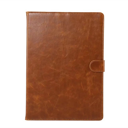 

Case For Apple iPad Pro 10.5 / iPad (2017) / iPad Pro 9.7'' Card Holder / with Stand / Auto Sleep / Wake Full Body Cases Solid Colored Hard PU Leather