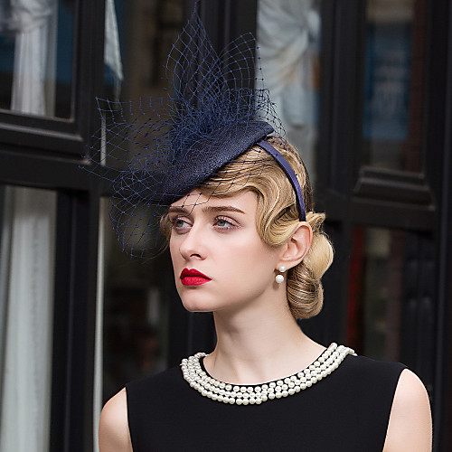 

Flax Net Fascinators Hats Headpiece
