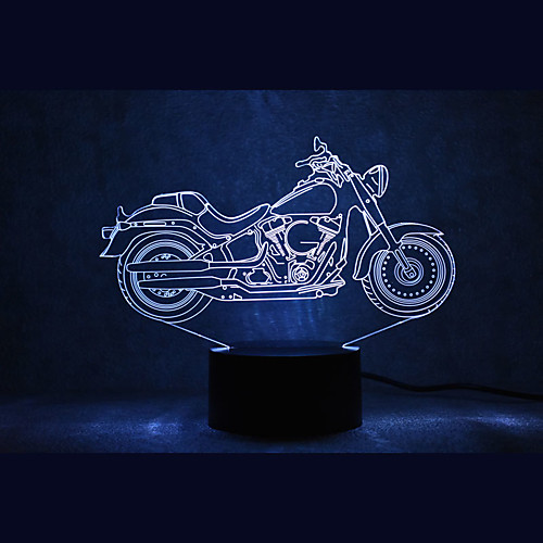 

3D Nightlight Waterproof Sensor Dimmable LED Modern Contemporary USB 1 pc