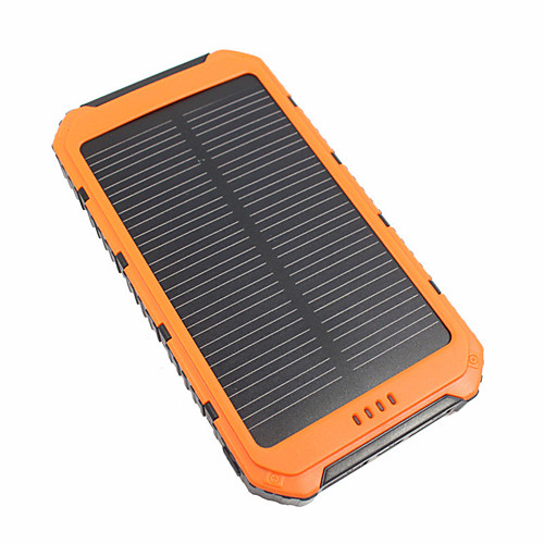 

10000 mAh Назначение Внешняя батарея Power Bank 5 V Назначение 3.1 A / # Назначение Зарядное устройство Водонепроницаемость / Несколько разъемов / Зарядка от солнца LED