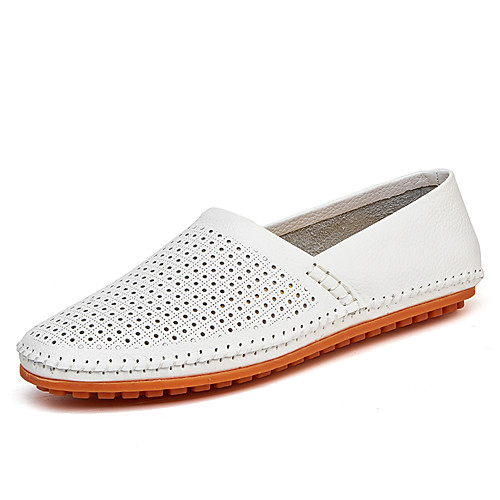 

Men's Loafers & Slip-Ons Comfort Loafers Comfort Shoes Casual Office & Career Walking Shoes Nappa Leather White Black Yellow Fall Spring Summer