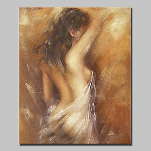 

Oil Painting Hand Painted Vertical People Nude Modern European Style Stretched Canvas