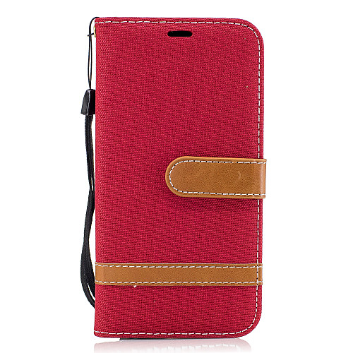 

Phone Case For Samsung Galaxy Full Body Case A3 A5 A5(2016) A3(2016) Wallet Card Holder with Stand Solid Colored Hard PU Leather