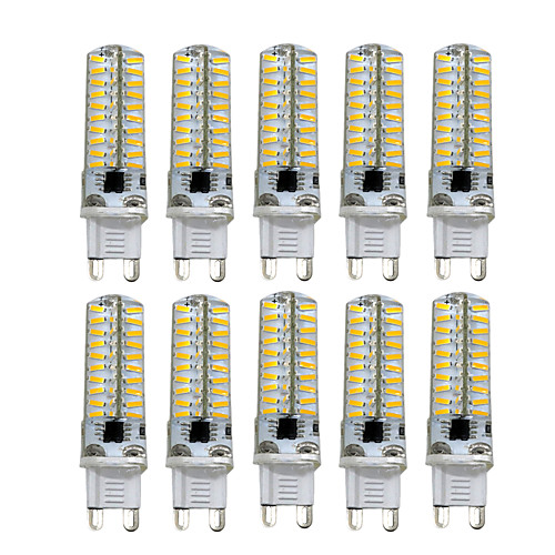 

10pcs 5 W LED Bi-pin Lights 400-500 lm G9 G4 G8 T 80 LED Beads SMD 4014 Dimmable Warm White Cold White 220 V 110 V / 10 pcs / RoHS