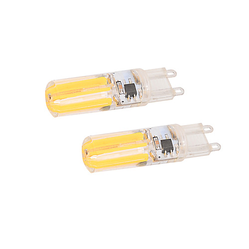 

BRELONG 2pcs 3 W LED Corn Lights 250-300 lm E14 G9 T 4 LED Beads COB Dimmable Warm White Cold White 220-240 V / 2 pcs / RoHS