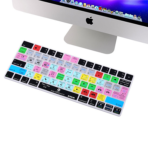 

XSKN Premiere Pro CC Shortcut Silicone Keyboard Skin for Magic Keyboard 2015 Version (US/EU Layout)