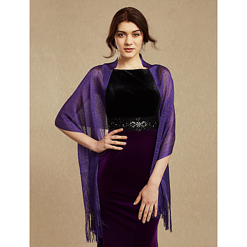 

Shawls Cotton Wedding / Party Evening Women's Wrap With Tassel