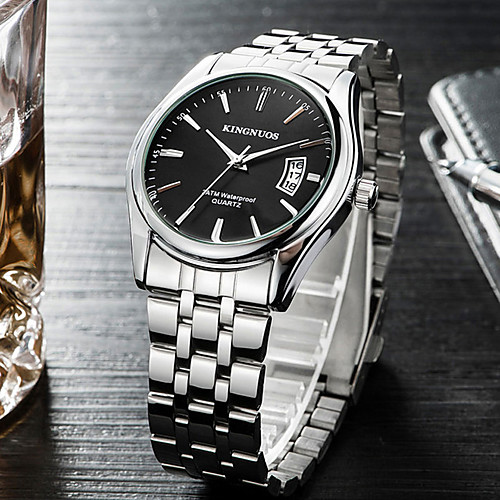 

Men's Sport Watch Military Watch Analog Quartz Charm Calendar / date / day Cool / One Year / Stainless Steel / Stainless Steel