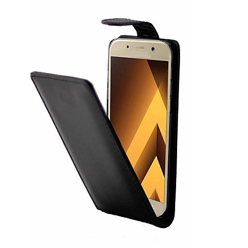 

Case For Samsung Galaxy A3(2017) / A5(2017) Flip Full Body Cases Solid Colored Hard PU Leather