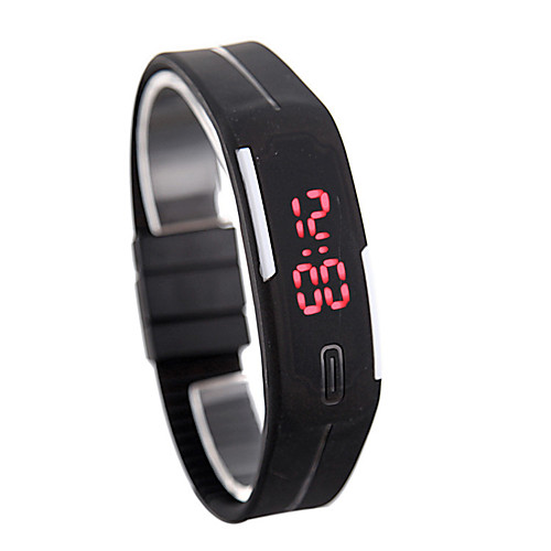 digital watch silicone rubber band