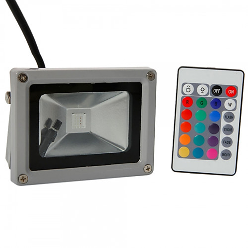 

HKV 10 W LED Floodlight Waterproof / Adjustable / Easy Install RGB 85-265 V Wall / Storage Room / Utility Room / Garage / Carport 1 LED Beads