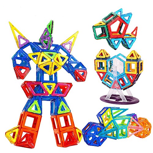 

Magnetic Blocks Magnetic Tiles Building Blocks Educational Toy 168 pcs Car Robot Construction Vehicle compatible Polycarbonate Legoing Gift Magnetic Boys' Girls' Toy Gift / Kid's