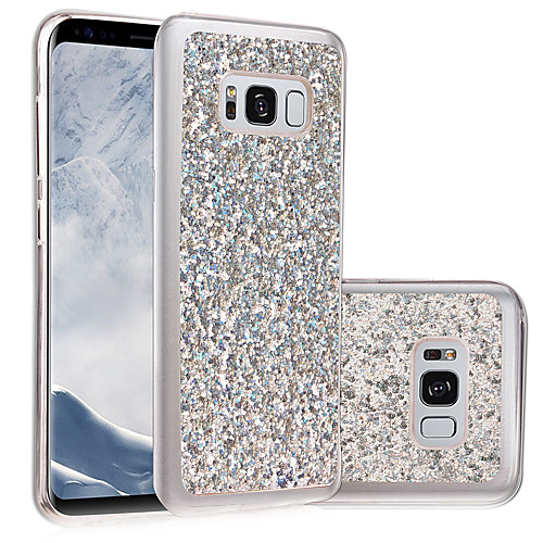 

Phone Case For Samsung Galaxy Back Cover S8 Plus S8 S7 edge S7 S6 edge S6 IMD DIY Glitter Shine Soft TPU