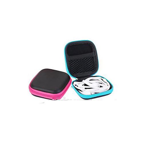 

1pc Travel Organizer Travel Luggage Organizer / Packing Organizer Earphone Holder / Cable Winder Large Capacity Waterproof Portable Dust Proof PU Leather Gift For 7.57.5 cm / Durable