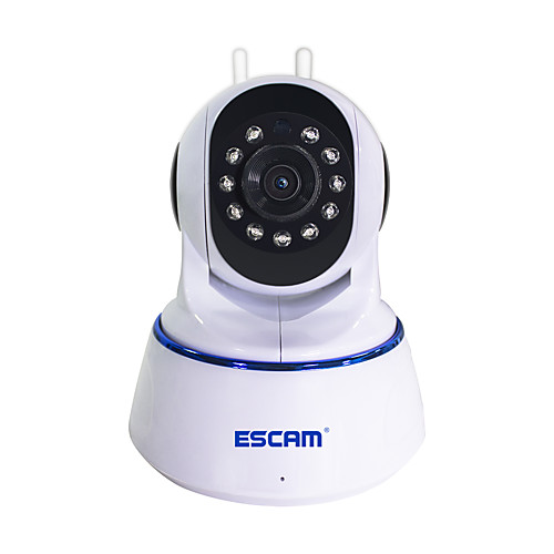 

escam ESCAM QF003 2 mp IP Camera Indoor Support 64 GB / PTZ / Wired / CMOS / Wireless / 50