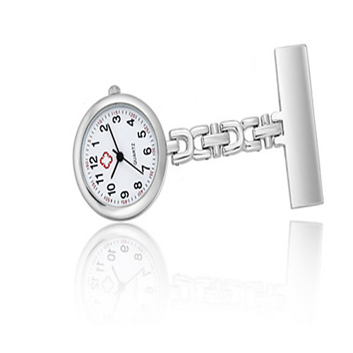

Women's Nurse Lapel Watch Quartz Silver / Gold Analog Gold Silver