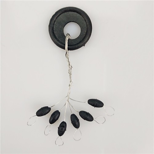 

Hot Sale 10 Group 60pcs Tackle Resistance Space Not To Hurt The Line Vertical Beans Fishing Accessories Rod Clip/o-shaped Ring