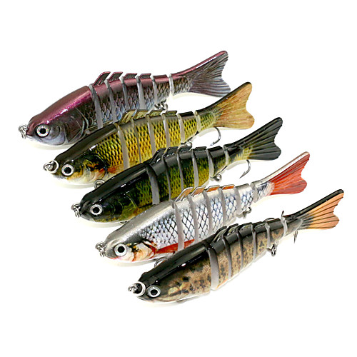 

5 pcs Jerkbaits Minnow Sinking Bass Trout Pike Sea Fishing Spinning Bass Fishing / Lure Fishing / General Fishing / Trolling & Boat Fishing