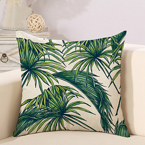 

Cushion Cover 1PC Faux Linen Soft Decorative Square Throw Pillow Cover Cushion Case Pillowcase for Sofa Bedroom 45 x 45 cm (18 x 18 Inch) Superior Quality Mashine Washable Pack of 1