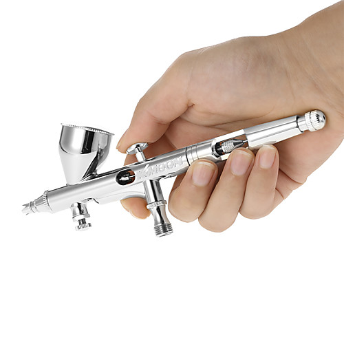 

KKmoon 0.25mm Gravity Feed Dual-action Airbrush Kit Set Air Brush for Art Painting Tattoo Nail Art