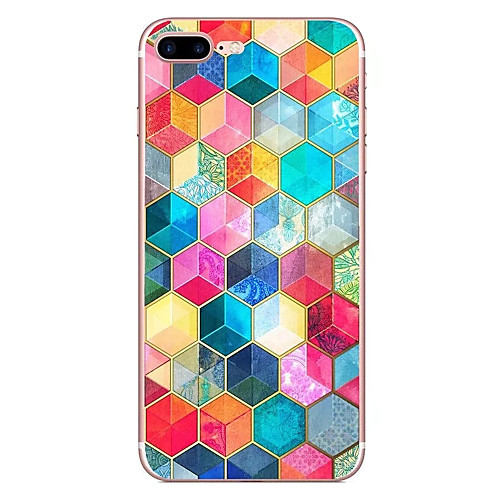 

Phone Case For Apple Back Cover iPhone XR iPhone XS iPhone XS Max iPhone X iPhone 8 Plus iPhone 8 iPhone 7 Plus iPhone 7 iPhone 6s Plus iPhone 6s Pattern Geometric Pattern Soft TPU