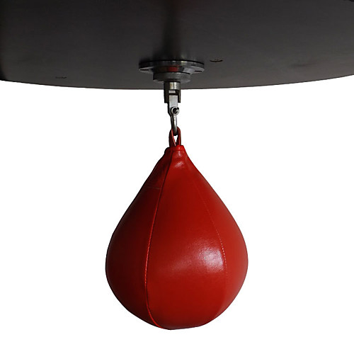 

Speed Bag For Gym Workout Boxing Sanda Waterproof Wall Mount PU(Polyurethane) Black Red