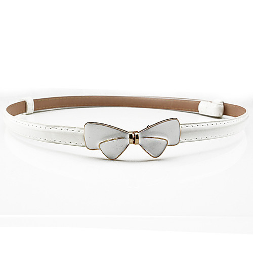 

Women's Buckle Resin Alloy Belt Solid Colored / Bow
