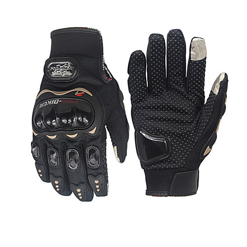 

Pro-Biker Unisex Carbon Fiber Motorcycle Glove Cycling Bicycle Racing Gloves Motorcycle Full Finger Non-Slip gloves