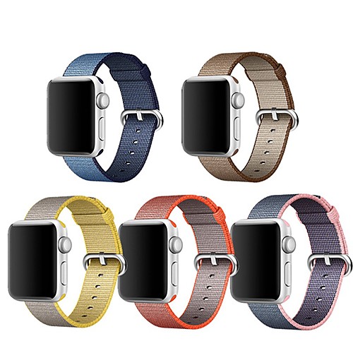 

Smart Watch Band for Apple iWatch 1 pcs Classic Buckle Nylon Replacement Wrist Strap for Apple Watch Series SE / 6/5/4/3/2/1 38mm 40mm 42mm 44mm