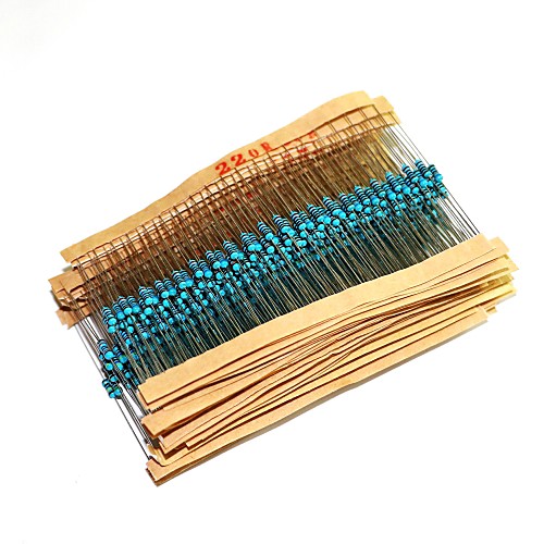 

500PCS Commonly Used Resistance 220R 470R 1K 4.7K 10K Resistance Suite for Arduino