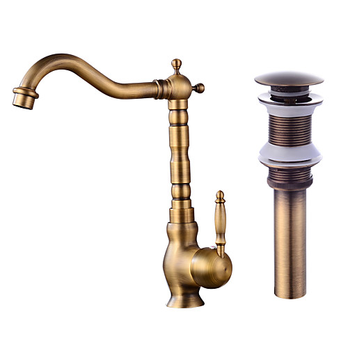 

Kitchen faucet Antique Brass Standard Spout Centerset