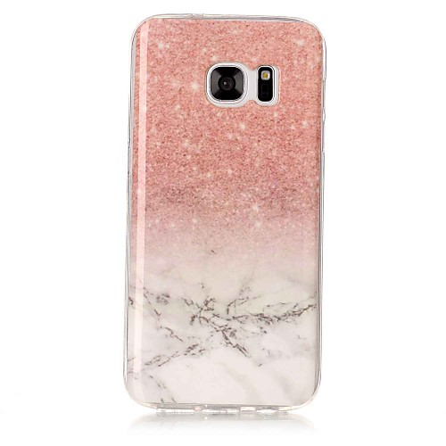 

Phone Case For Samsung Galaxy Back Cover S8 Plus S8 S7 edge S7 S6 edge S6 S5 S4 S3 IMD Marble Soft TPU