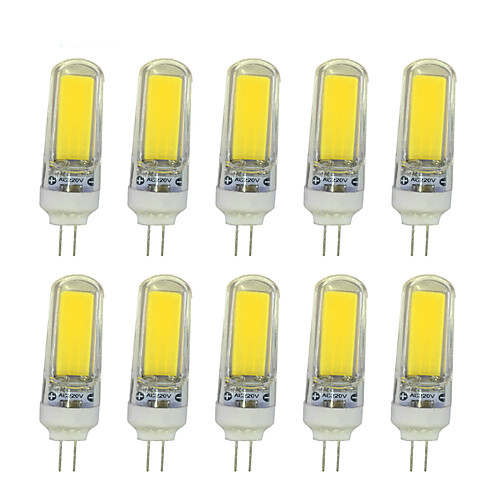 

10pcs 4 W LED Bi-pin Lights 210 lm T LED Beads COB Warm White White 220-240 V