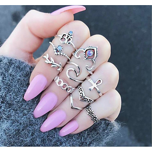 

Pinky Ring Silver Alloy Vintage / Women's