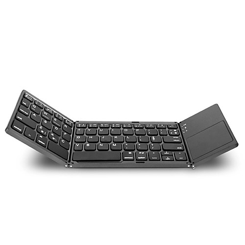 

Bluetooth 87 pcs Office Keyboard Mini / Foldable / with Touch Pad Lithium Battery powered