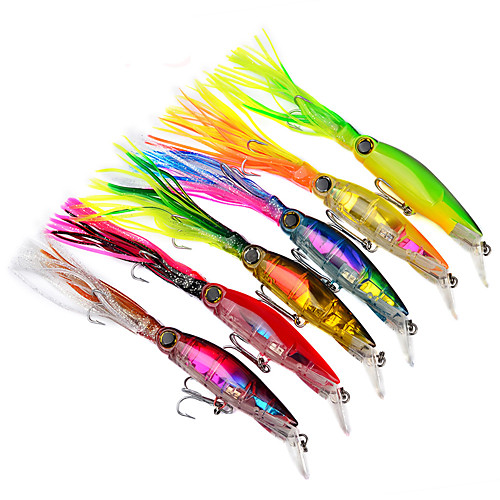

6 pcs Fishing Lures Easy to Use Bass Trout Pike Sea Fishing